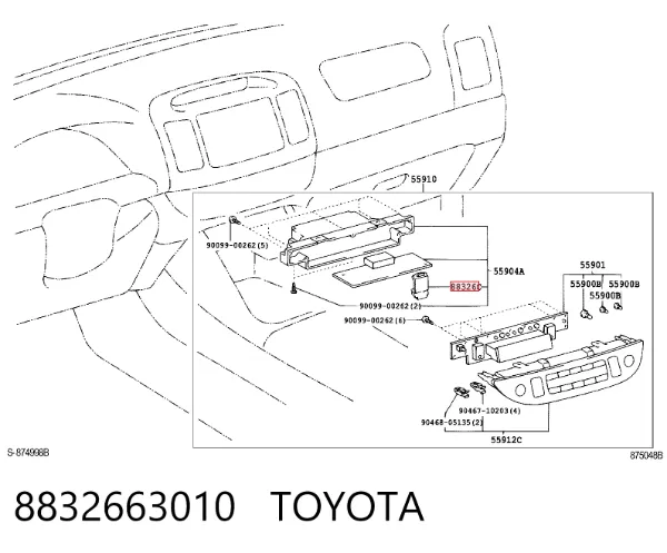  8832663010 Toyota