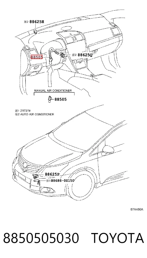  8850505030 Toyota