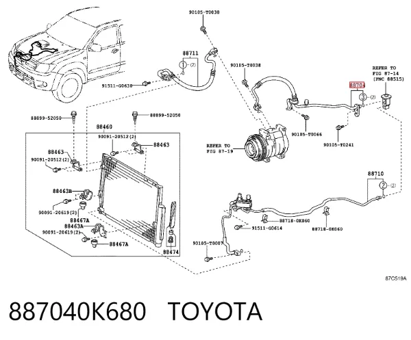  887040K680 Toyota