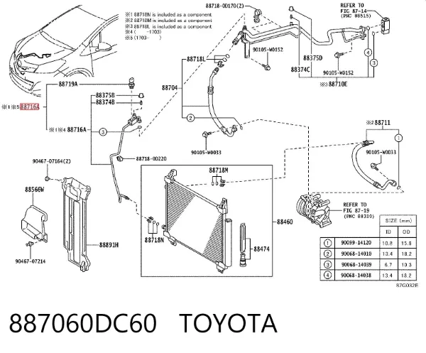 887060DC60 Toyota