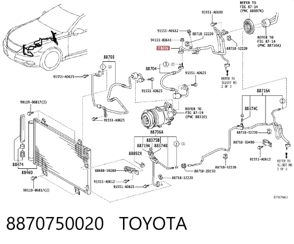  8870750020 Toyota