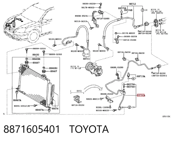  8871605401 Toyota