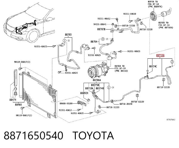  8871650540 Toyota