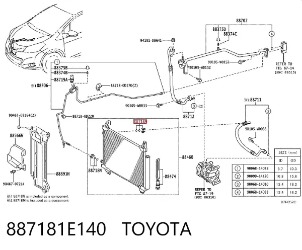  887181E140 Toyota