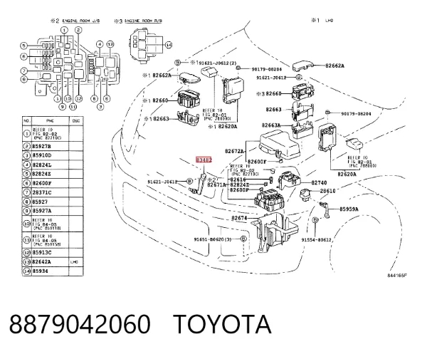 Barra de acoplamiento 8879042060 Toyota