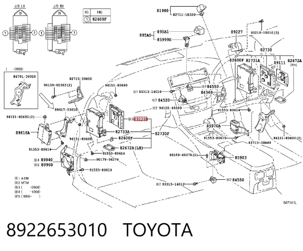  8922653010 Toyota