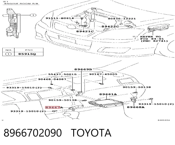  8966702090 Toyota
