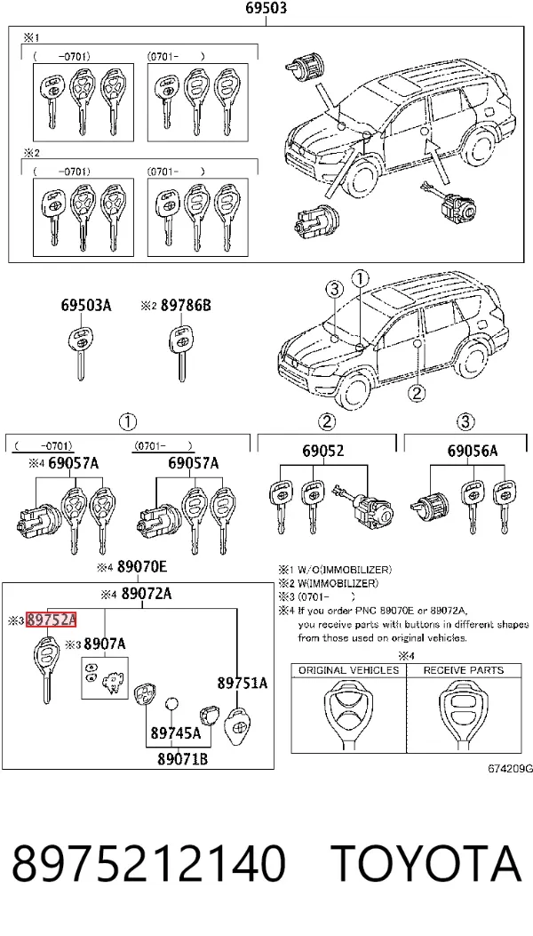  8975212140 Toyota