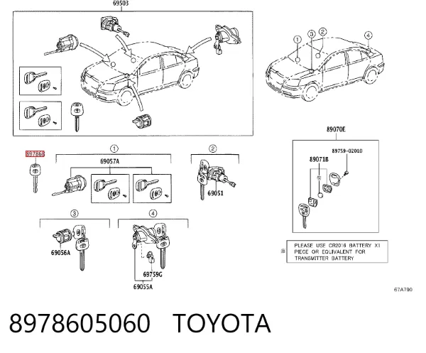  8978605060 Toyota
