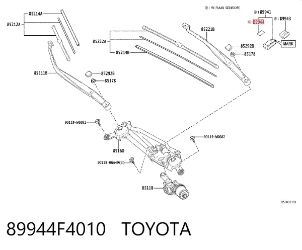  89944F4010 Toyota