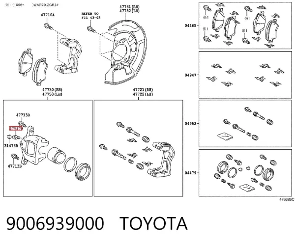  9006939000 Toyota