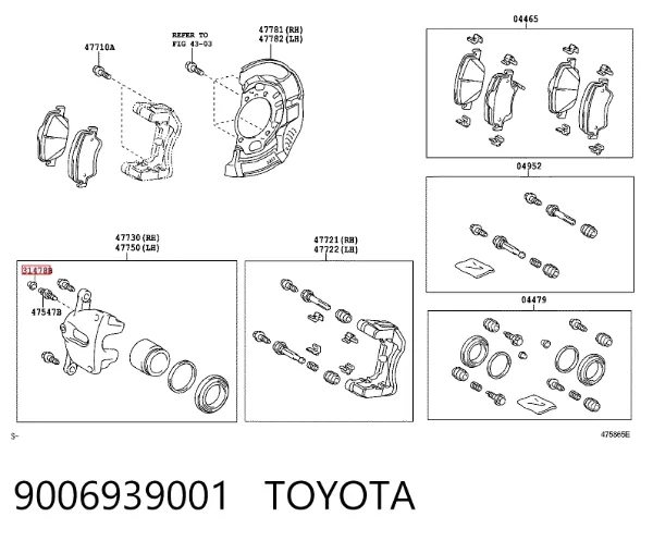  9006939001 Toyota