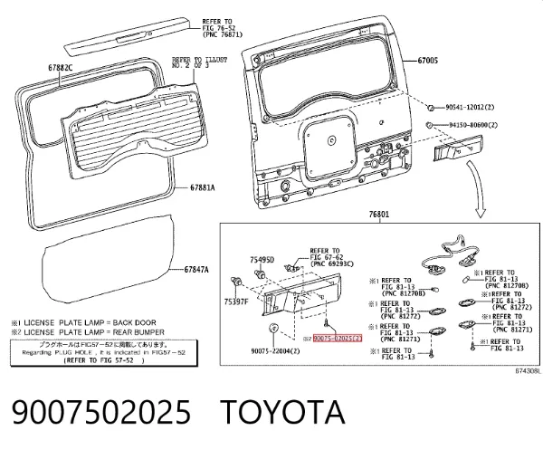  9007502025 Toyota