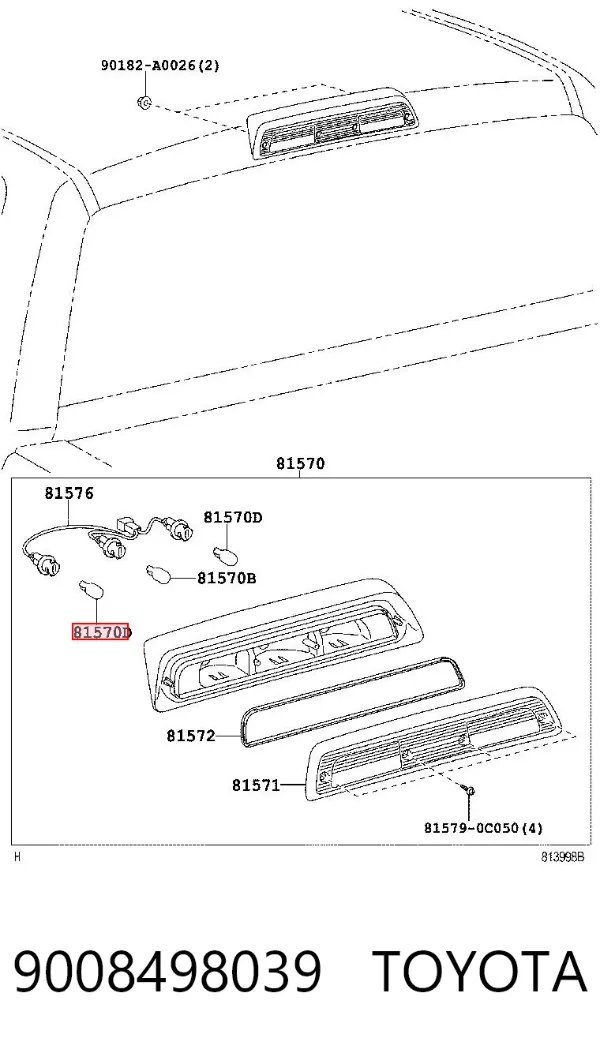 Bombilla 9008498039 Toyota