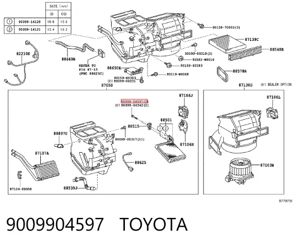 9009904597 Toyota