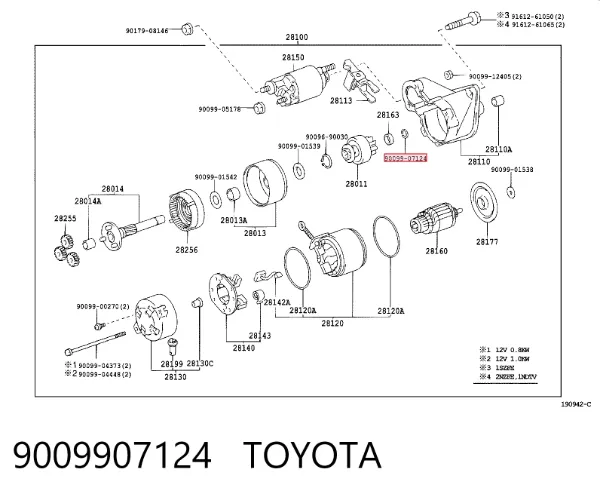  9009907124 Toyota