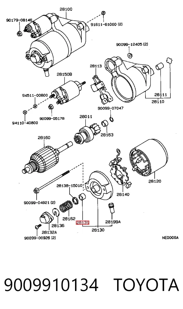 Buje de arranque Suzuki Alto II