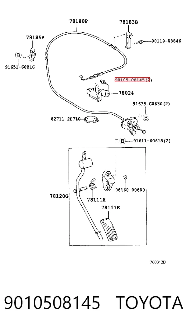  9010508145 Toyota