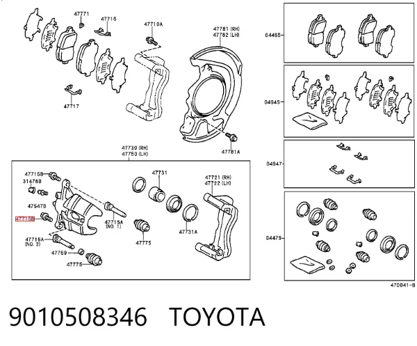  9010508346 Toyota