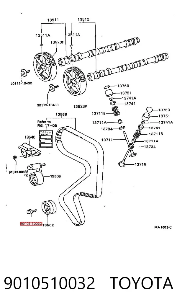  9010510032 Toyota