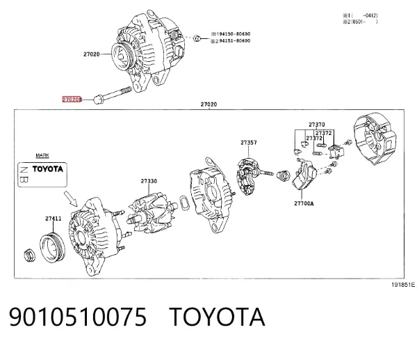  9010510075 Toyota