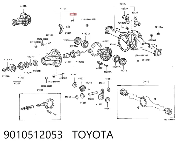  9010512053 Toyota