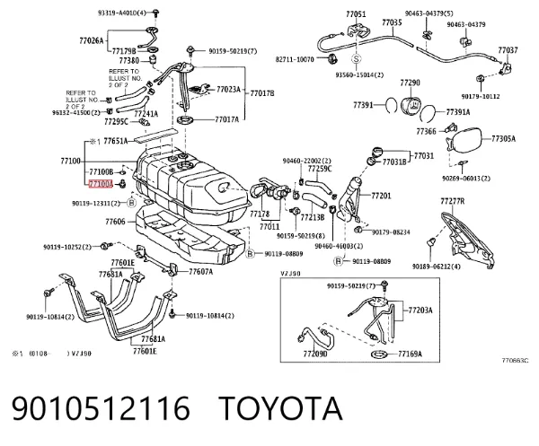  9010512116 Toyota