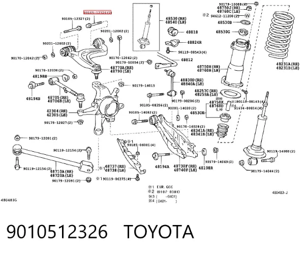  9010512326 Toyota