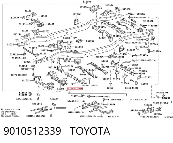  9010512339 Toyota