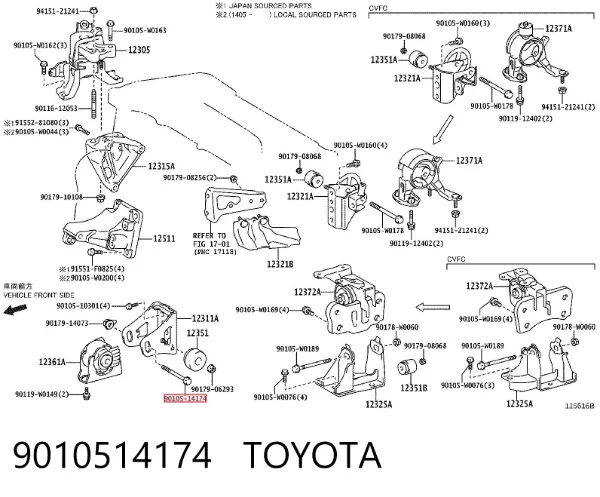  9010514174 Toyota