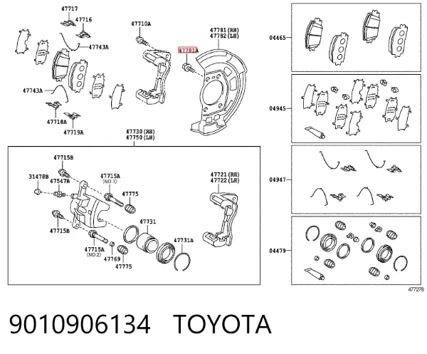 9010906134 Toyota