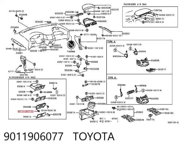 9011906077 Toyota