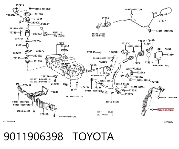  9011906398 Toyota