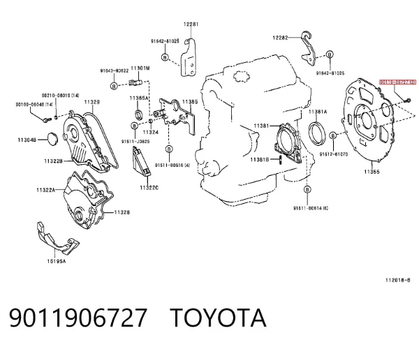  9011906727 Toyota