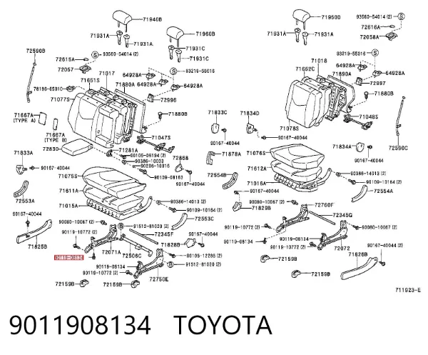  9011908134 Toyota