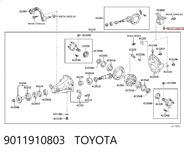  9011910803 Toyota
