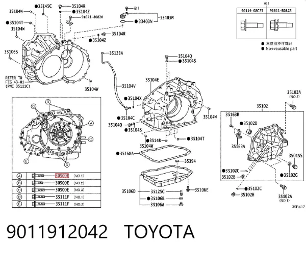  9011912042 Toyota