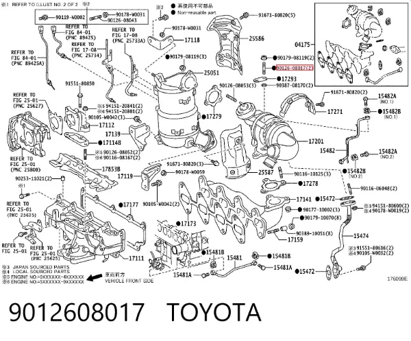  9012608017 Toyota