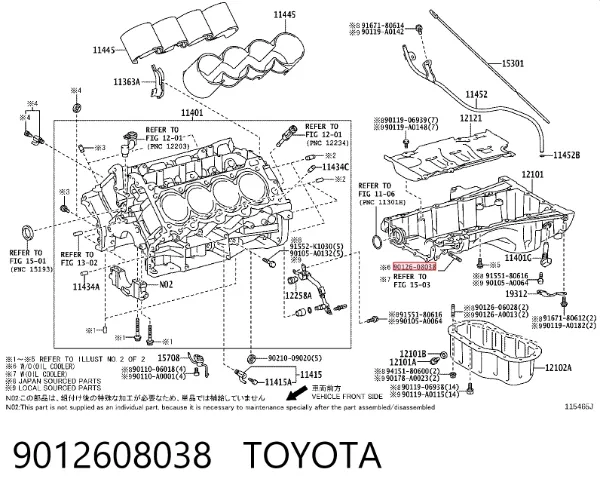  9012608038 Toyota