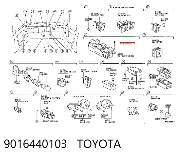  9016440103 Toyota