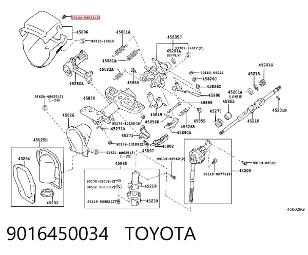  9016450034 Toyota