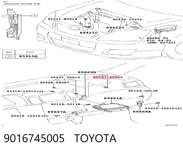  9016745005 Toyota