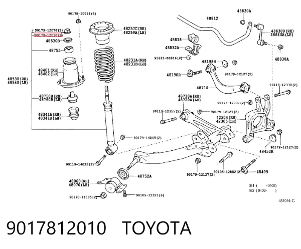  9017812010 Toyota