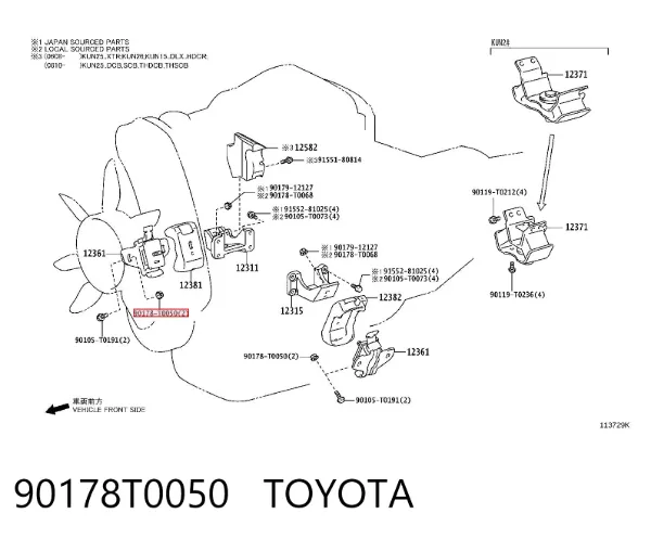  90178T0050 Toyota