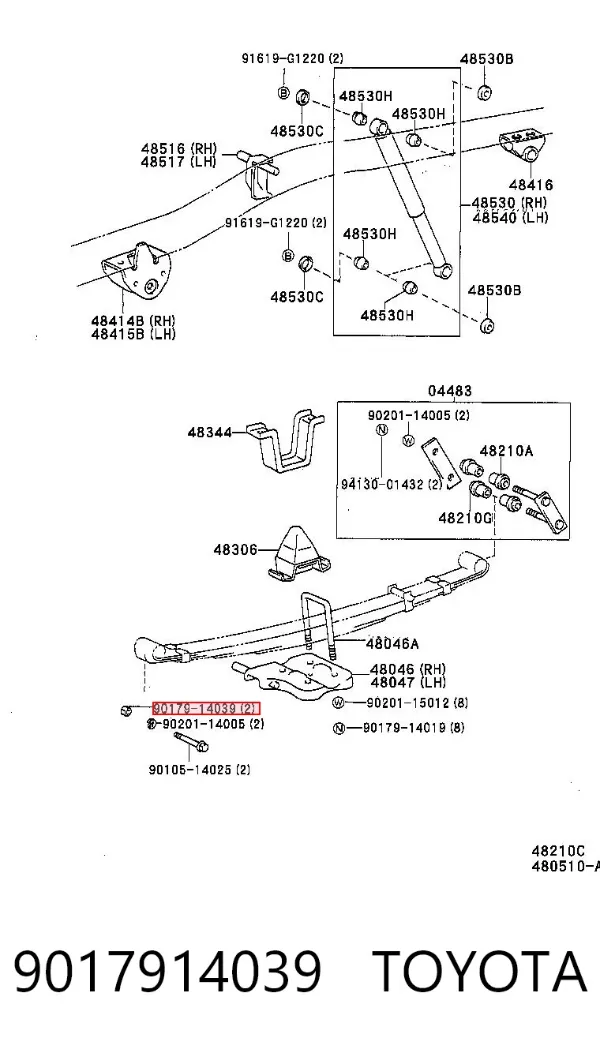  9017914039 Toyota