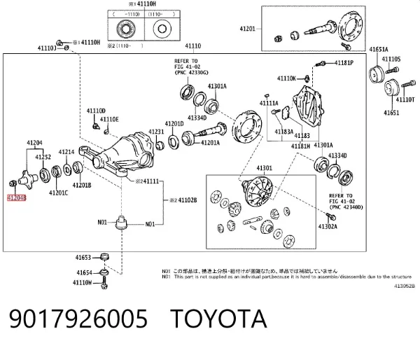  9017926005 Toyota