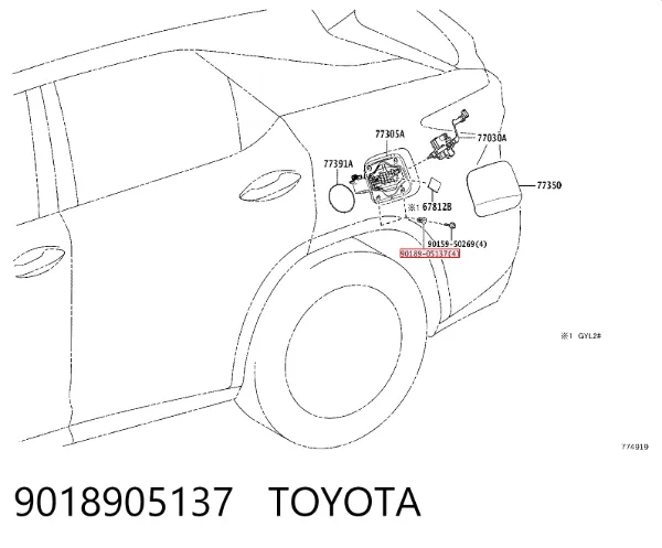  9018905137 Toyota