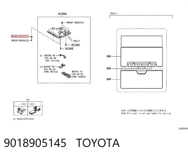  9018905145 Toyota