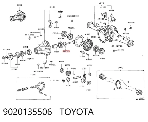  9020135506 Toyota