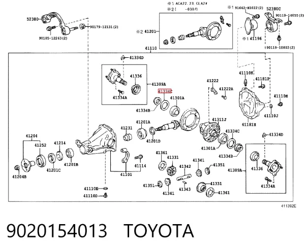  9020154013 Toyota